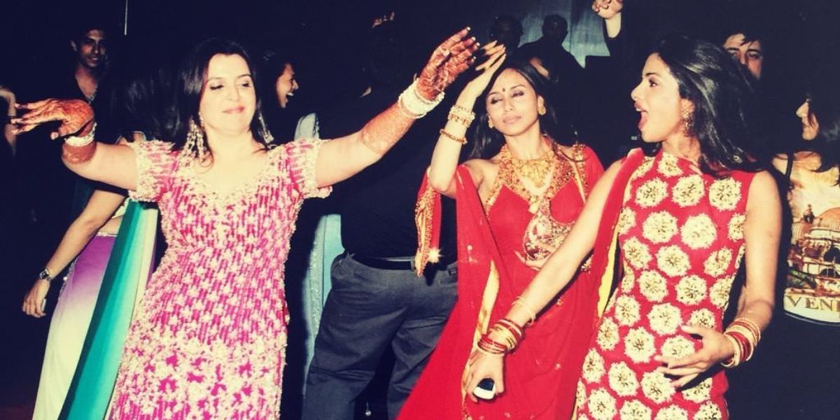A drunk Farah Khan danced in her own Sangeet with Rani Mukherjee and Priyanka Chopra